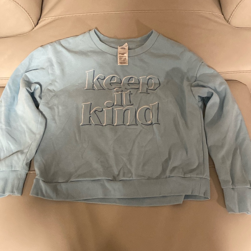 IML ‘Keep it Kind’ crewneck size Medium light blue.